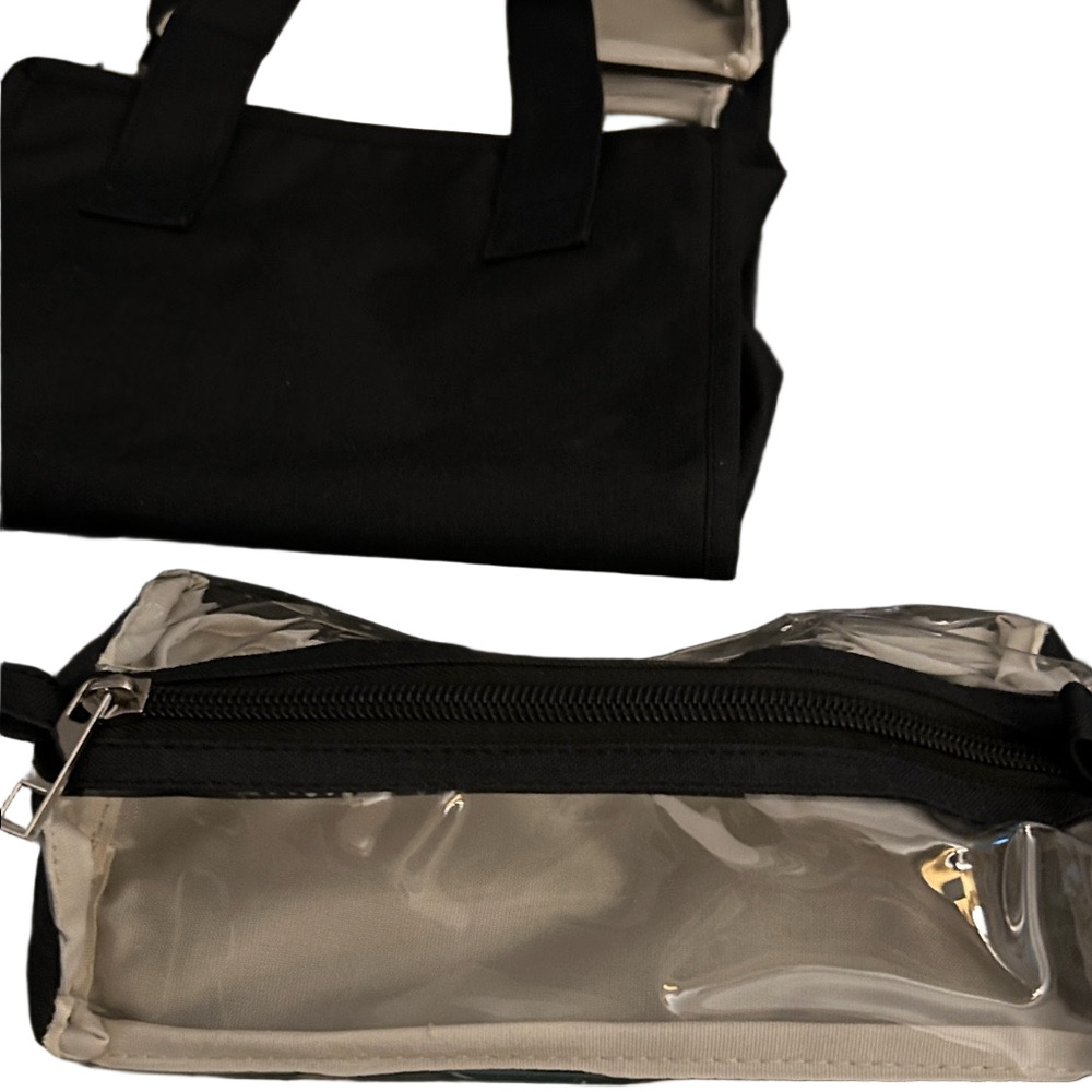 Black Multi-Compartment travel Bag in excellent condition- clean like new. - Picture 5 of 5